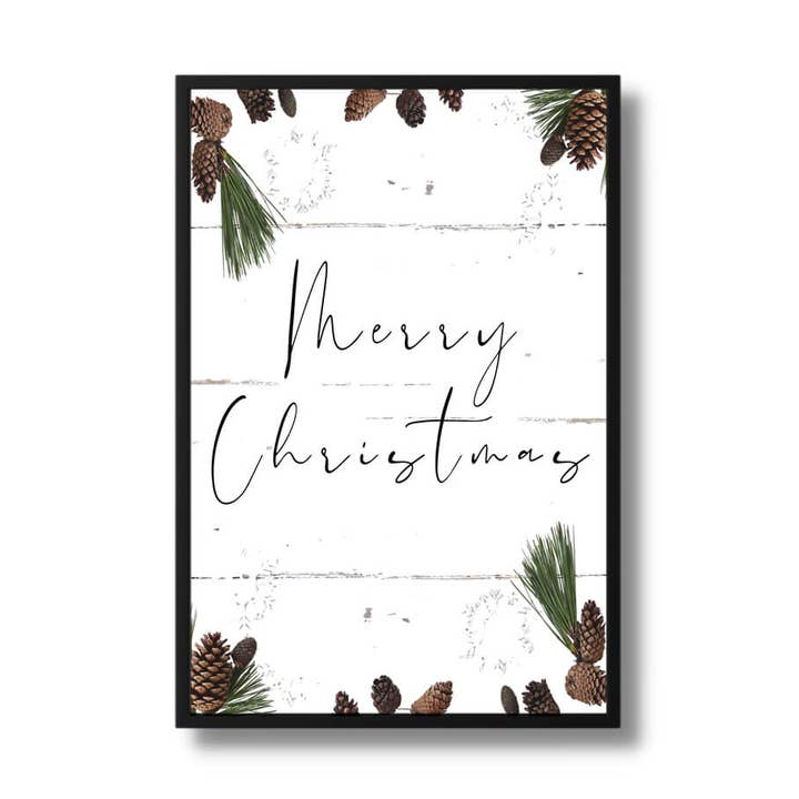 Cartaz da Pinecona de Feliz Natal por atacado de simply blessed shy