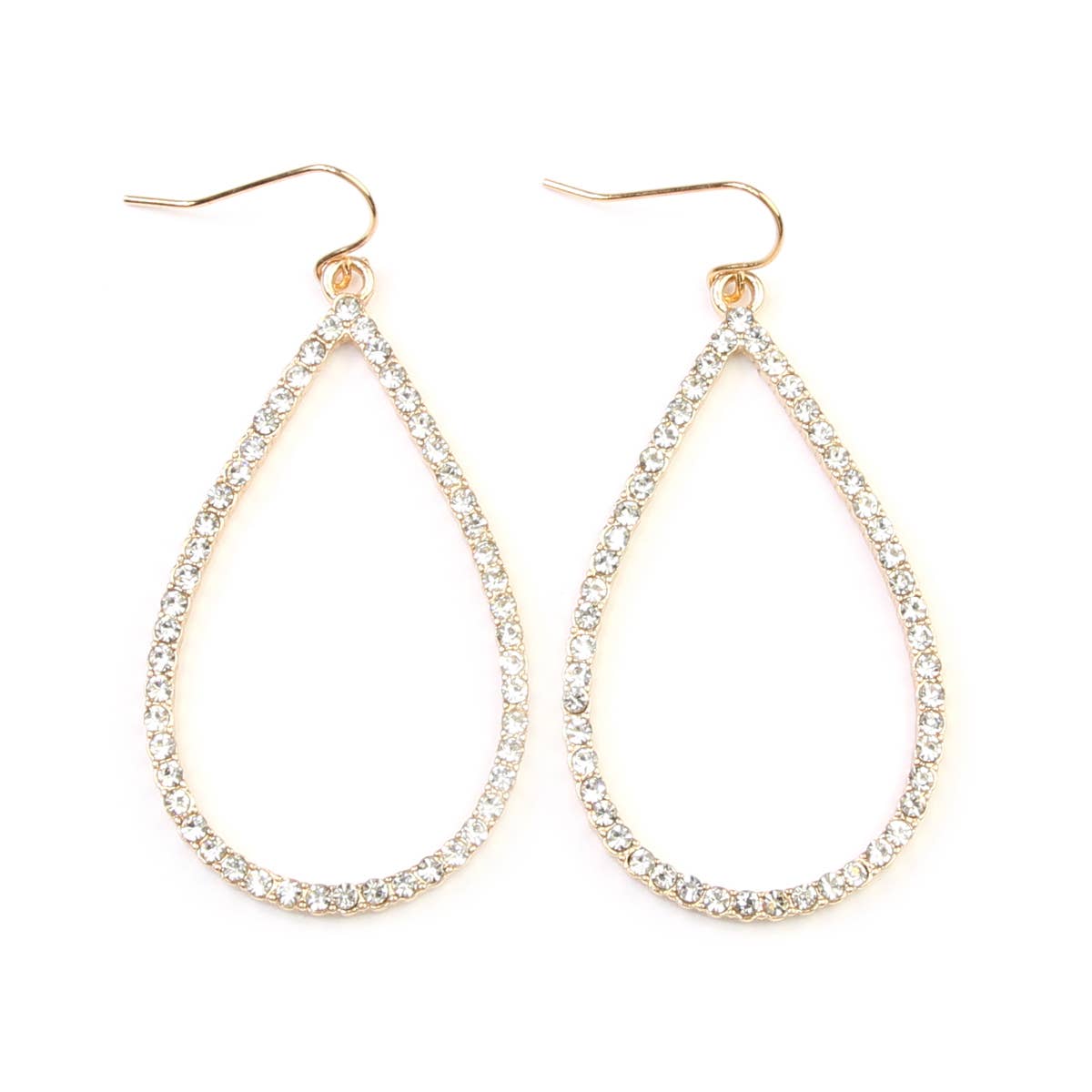 MYS Wholesale Inc - Wholesale Dangle Earrings - Elegant Rhinestone Teardrop Hook Earrings2