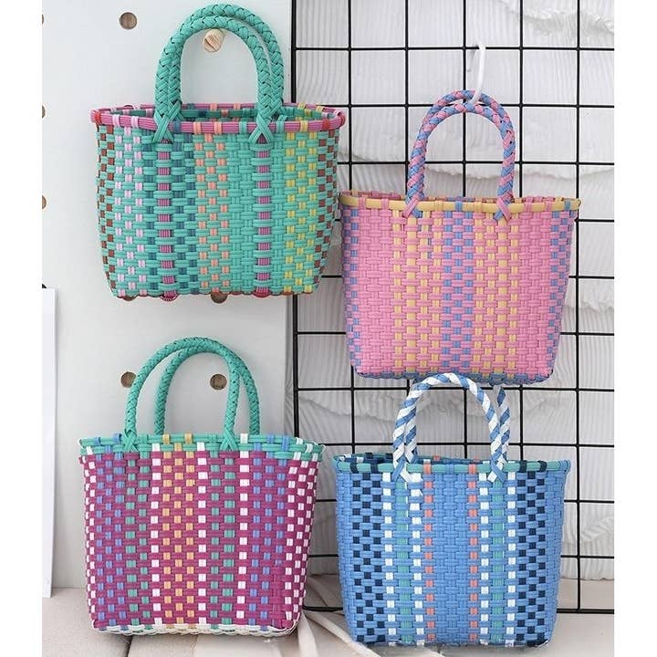 MKS America - Wholesale Tote Bag - Women's - PP colorful tote cabbage basket8