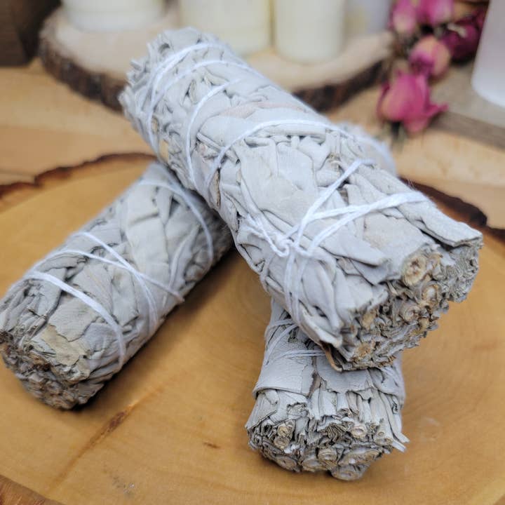 Sage smudge stick - 4", Handmade White Sage Smudge Stick for wholesale by My Magic Place Shop