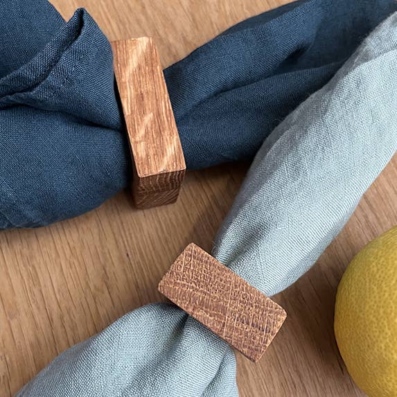 Set di 4 portatovaglioli dal design ecologico per la vendita all'ingrosso da parte di KOPO CRÉATION