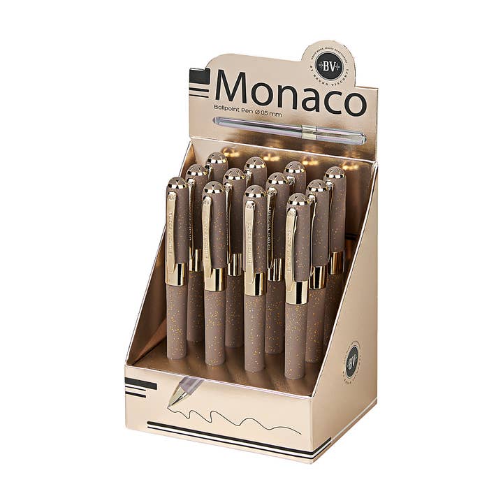 BV by Bruno Visconti - Vente Stylos - Monaco - Gris Pailleté