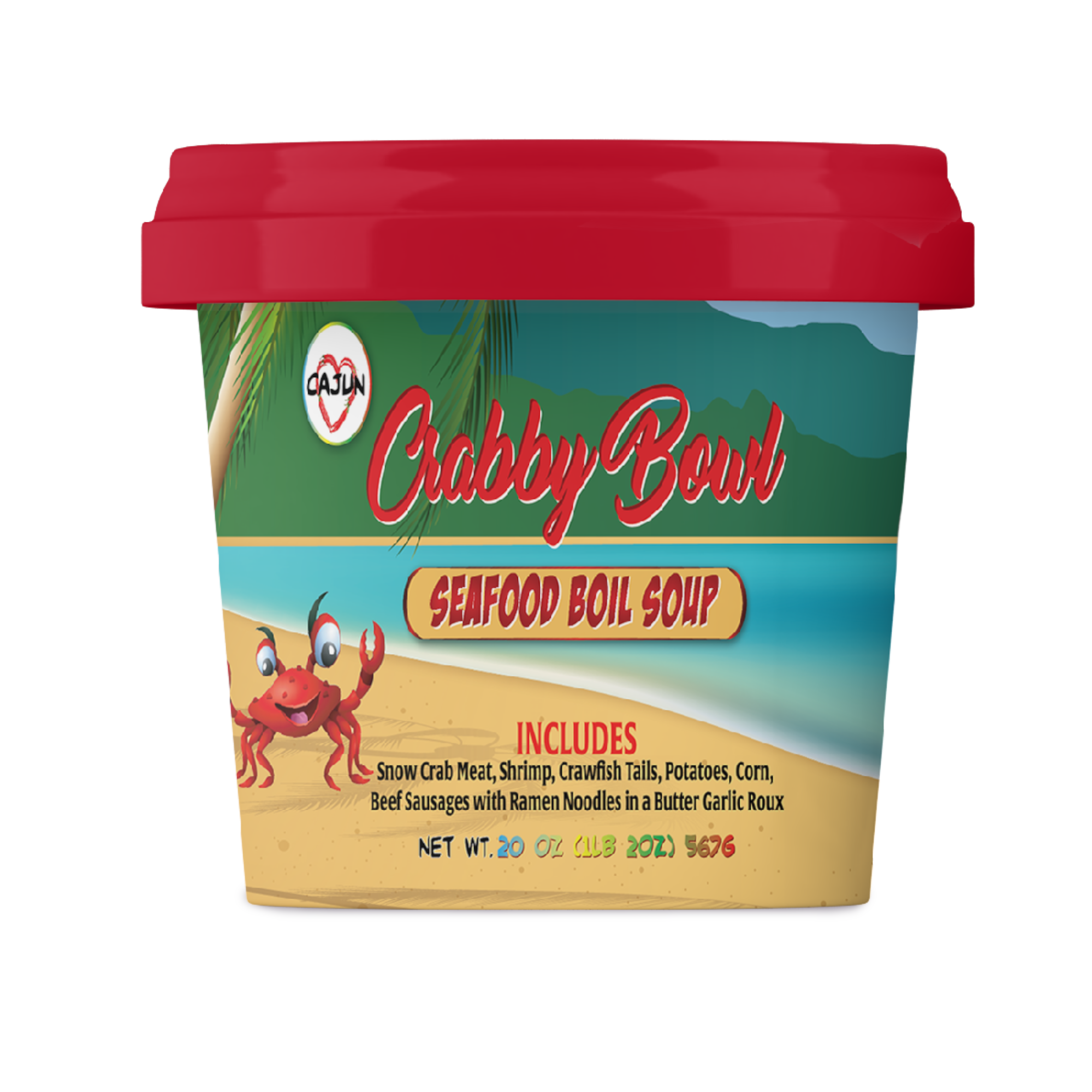 Crabby Bags Wholesale Shopping - Wholesale Soup - Seafood Boil Ramen Soup | Spicy Seafood Boil Soup - Crabby Bags Cajun Seafood Soup5
