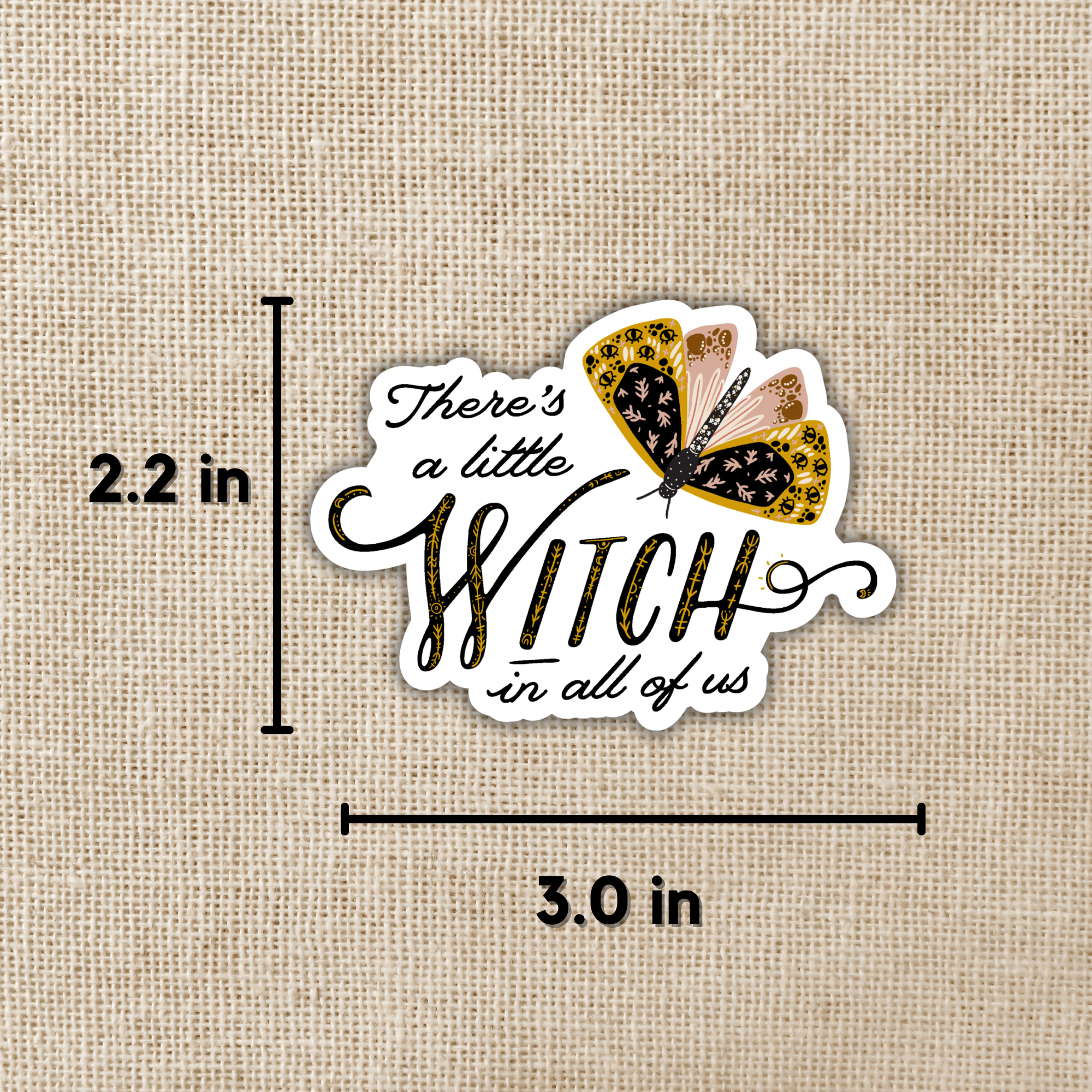 Kingdom of Threads - Wholesale Sticker - Little Witch In All Of Us Sticker, 3-inch1