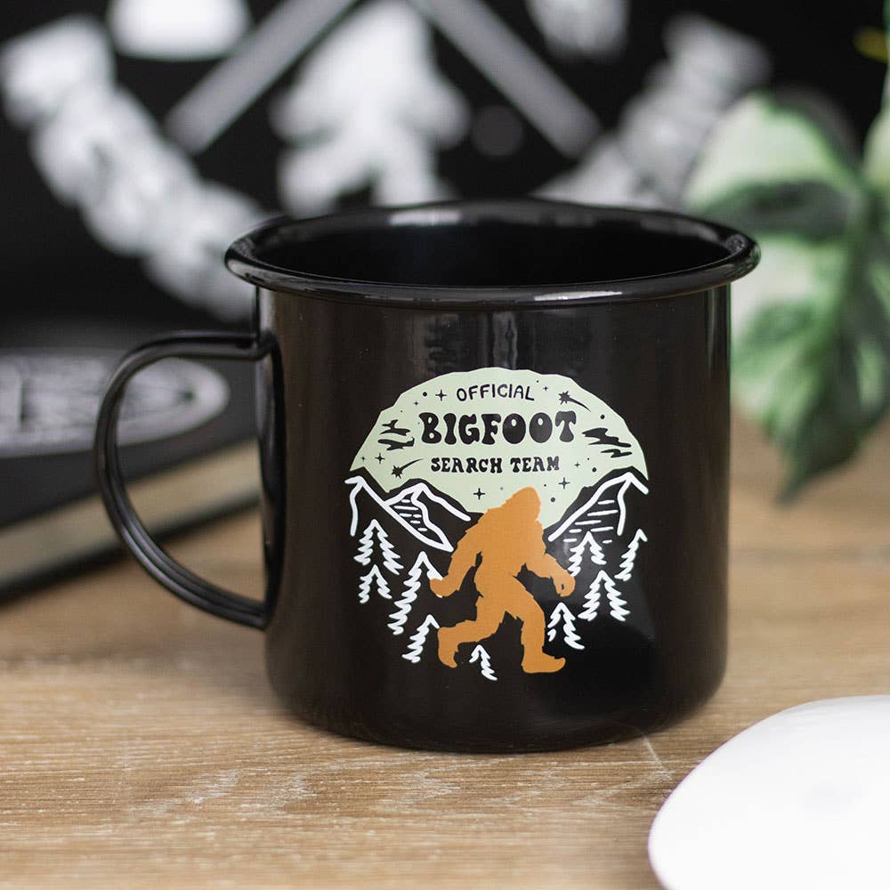 Something Different Wholesale - Vente Tasse à café - Mug en émail Équipe de recherche Bigfoot