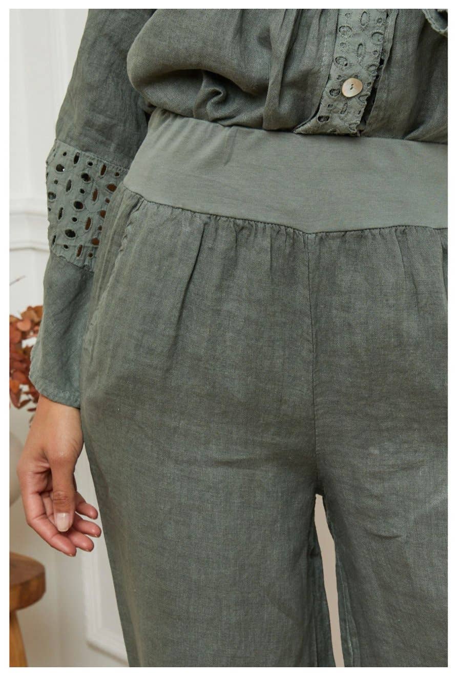 LÉA & LUC - Vendita all'ingrosso Pantalone - Donna - Pantaloni in 100% Lino RIF. 3049012