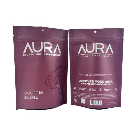 Capsules Mélange Personnalisé pour la vente par AURA Mushrooms