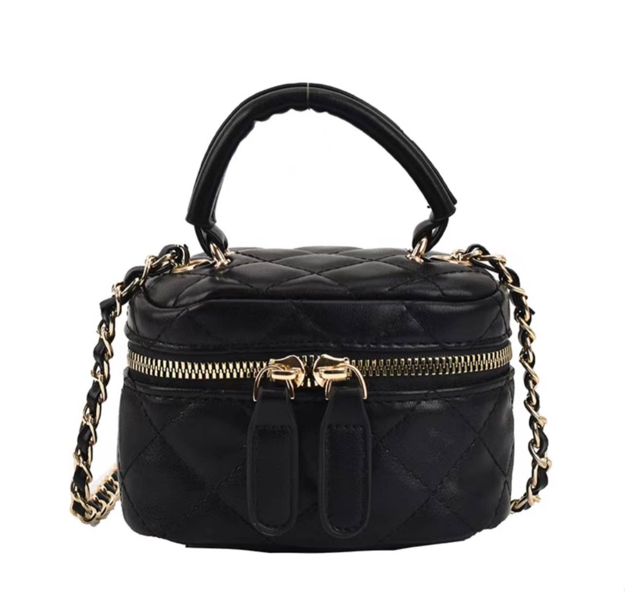 Mavi Bandz - Wholesale Crossbody Bag - Kids - Mini Designer Inspired Quilted Bucket Purse Tote Trio Bag2