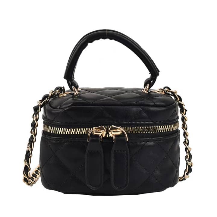 Mavi Bandz - Wholesale Crossbody Bag - Kids - Mini Designer Inspired Quilted Bucket Purse Tote Trio Bag2