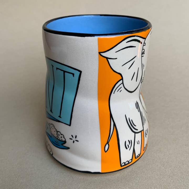 The Bowl Maker - Wholesale Coffee/Tea Cup - Lucky Elephant Cup - XLarge