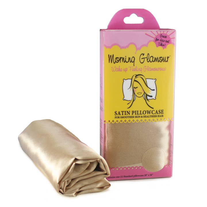 Morning Glamour - Wholesale Bedding Pillowcase/Sham - Signature Single Box SATIN PILLOWCASE- Standard/ Queen