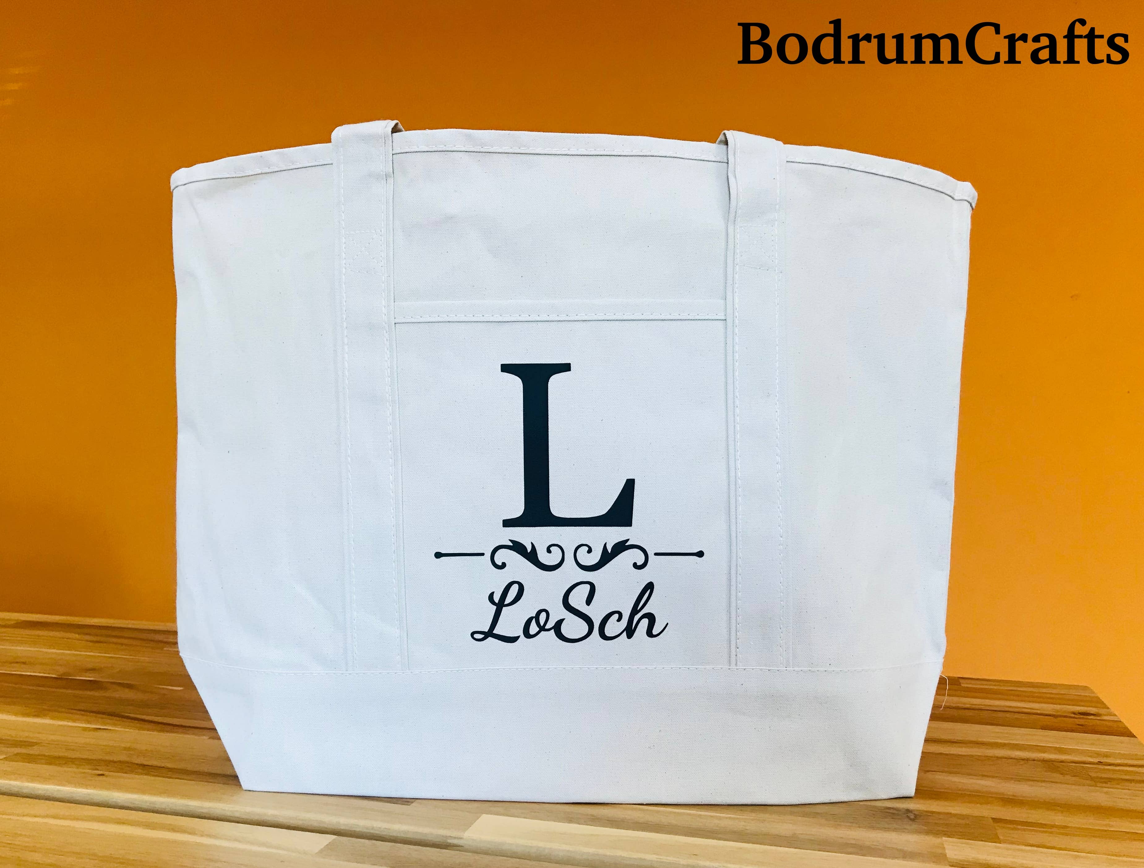 BodrumCrafts - Wholesale Tote Bag - Women's - Everyday Essential Canvas Tote Bag with Logo3
