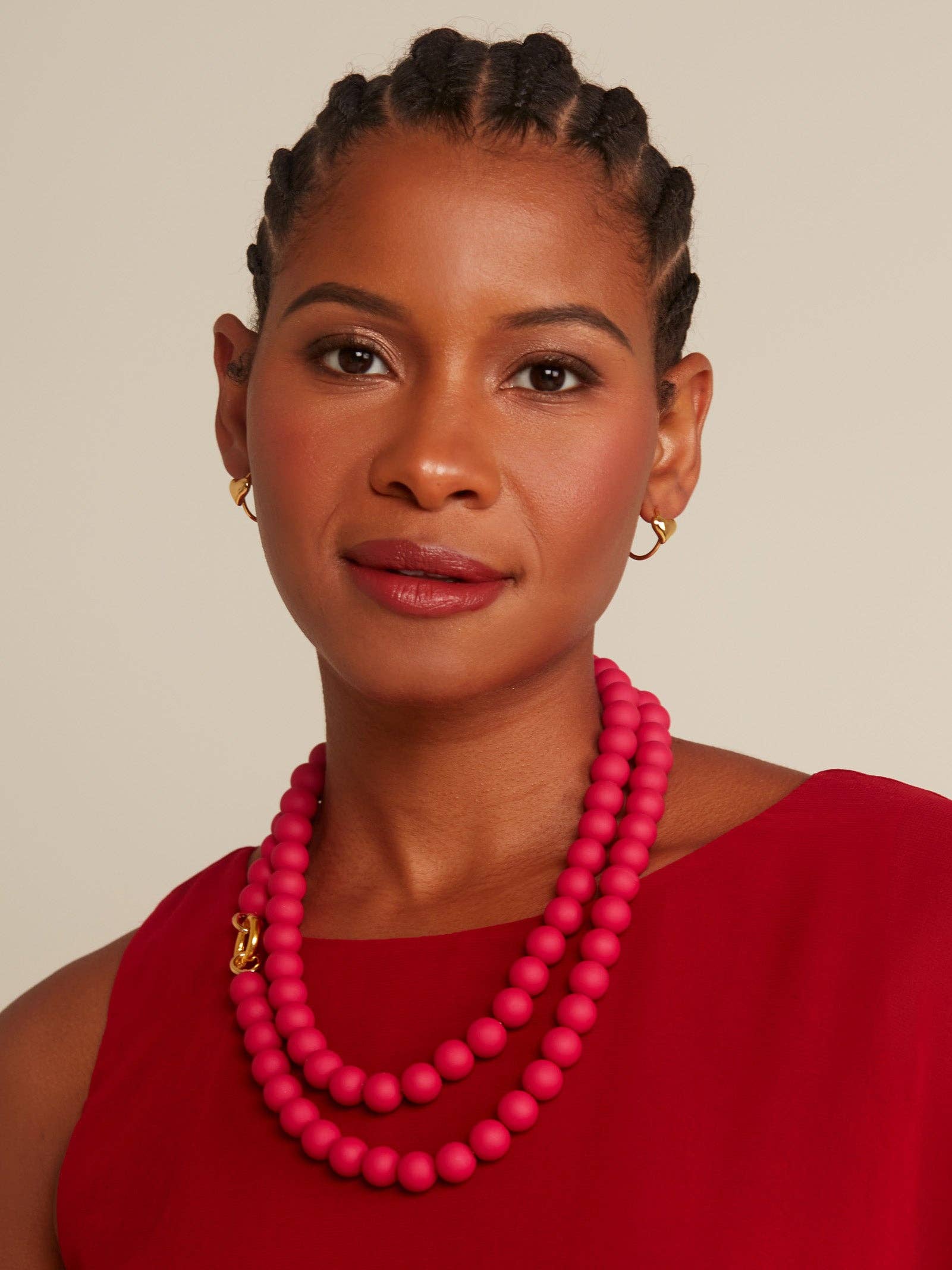 ZENZII Jewelry - Wholesale Beaded/Pearl Necklace - Matte Resin Beaded Crossbody Phone Lanyard17