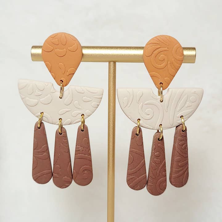 Spiegel Clay - Wholesale Dangle Earrings - Dangles 3 colors