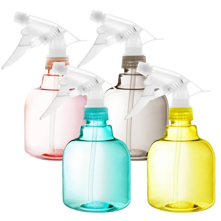 Youngever 4 Pack 16OZ Empty Plastic Round Spray Bottles for wholesale by Youngever