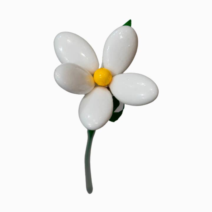 Fleurs-Thés en chocolat - Wholesale Snoepjes met chocolade - Kleine margriet in chocolade dragees0