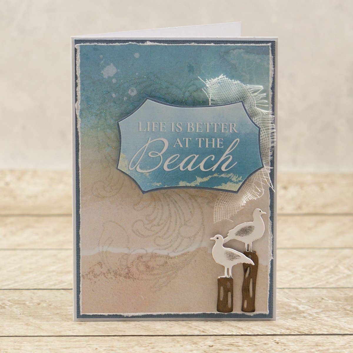 Ecstasy Crafts Distributing - Wholesale Decoratieve stempel - Couture Creations Seaside Girl Seaside Flourish Stempelset1