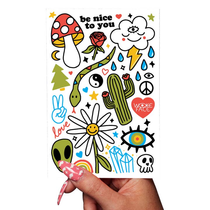 Postcard - Nature Mix for wholesale by Wokeface