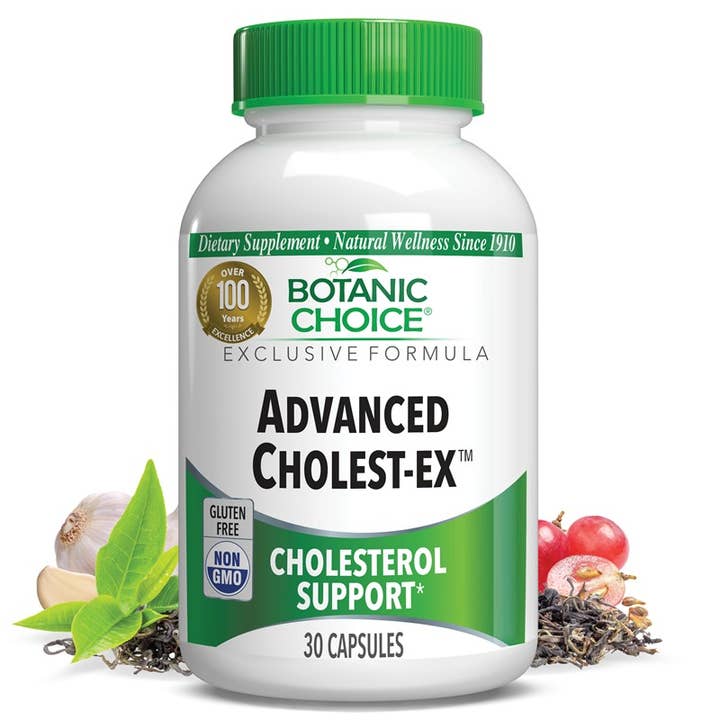 Botanic Choice - Vente Supplément oral/vitamine - Botanic Choice Advanced Cholest-Ex™ - 30 gélules