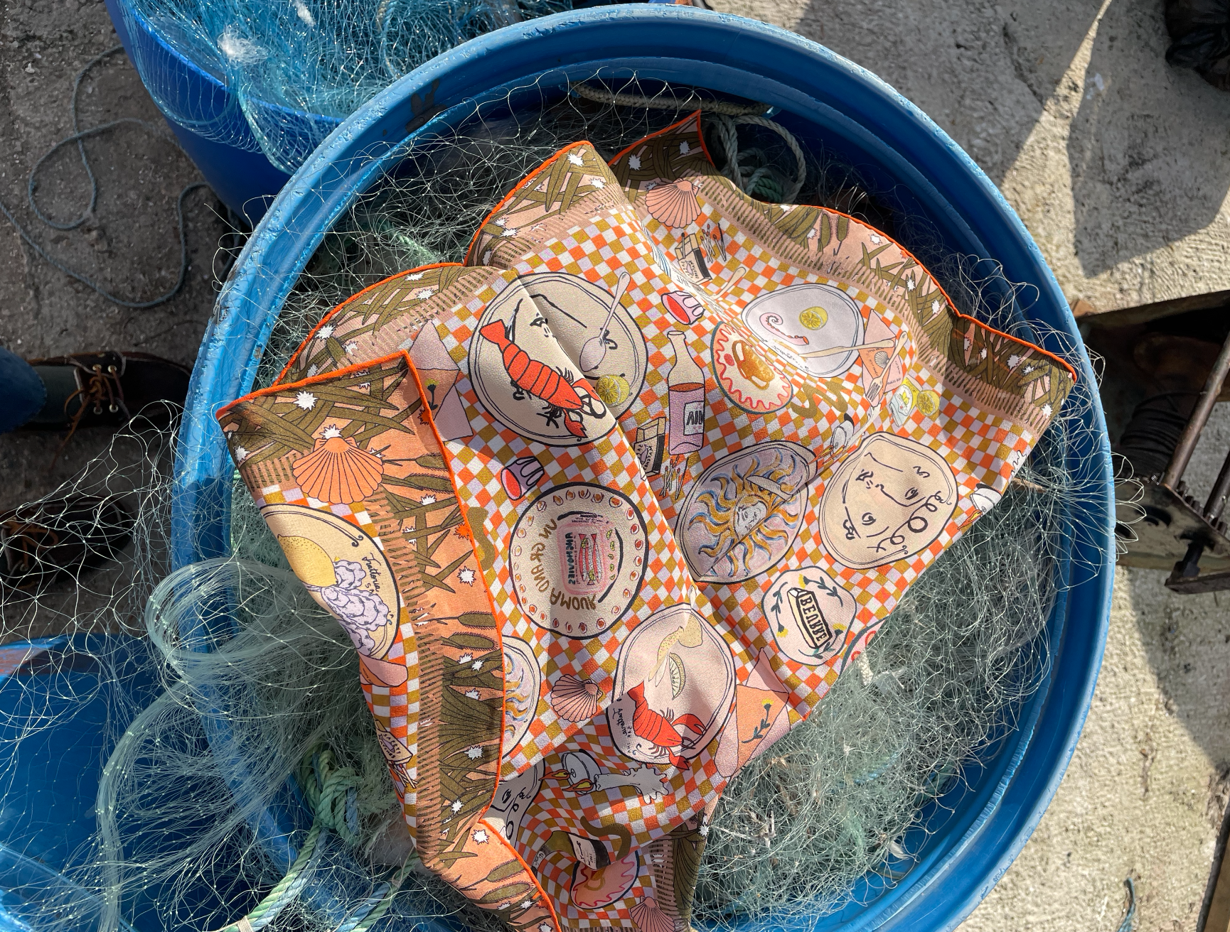 SOIE-MEME - Vente Bandana – femme - Bandana Funday en crêpe de soie4