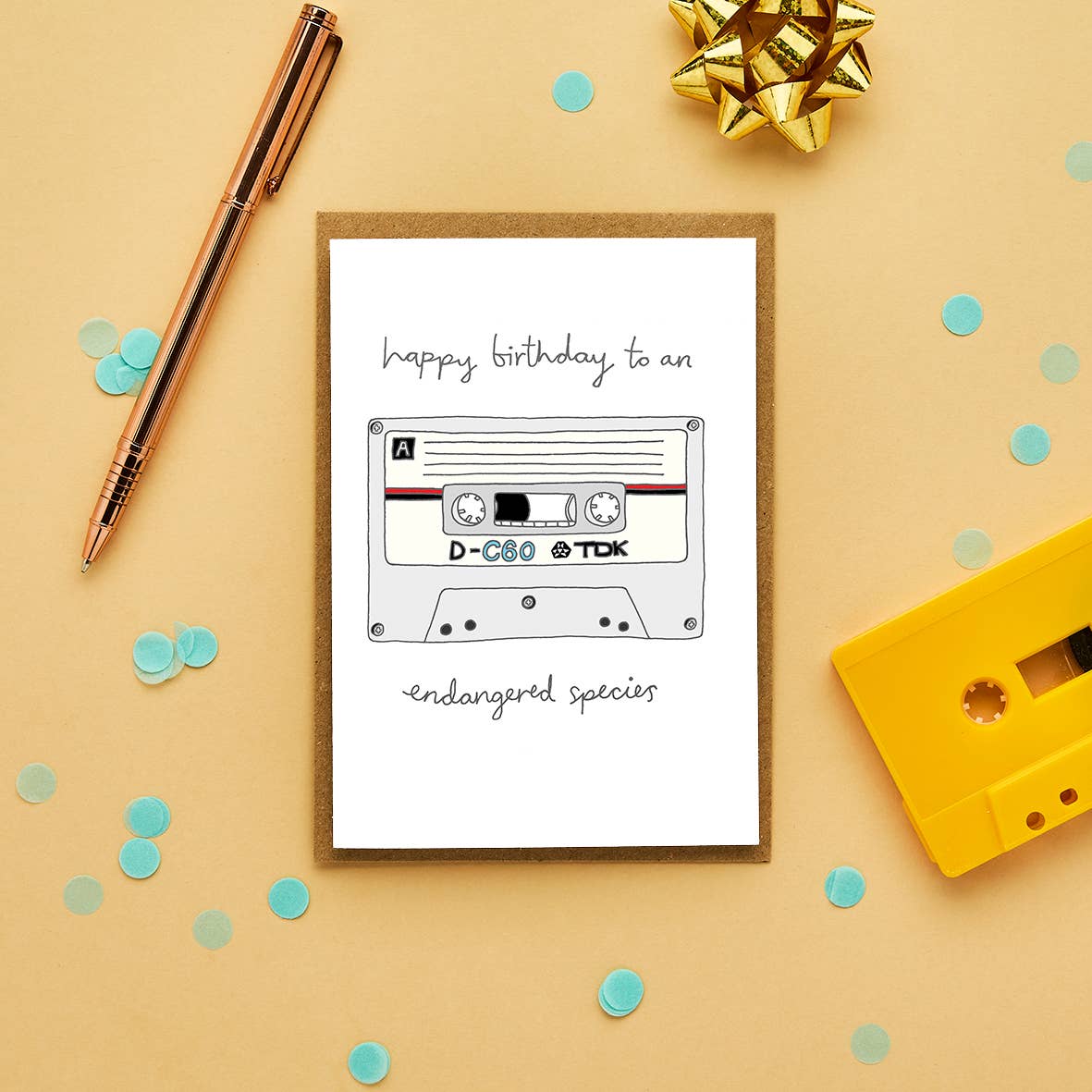 You've Got Pen On Your Face - Wholesale Birthday Card - Funny Cassette Birthday Card | Retro Card for Him7