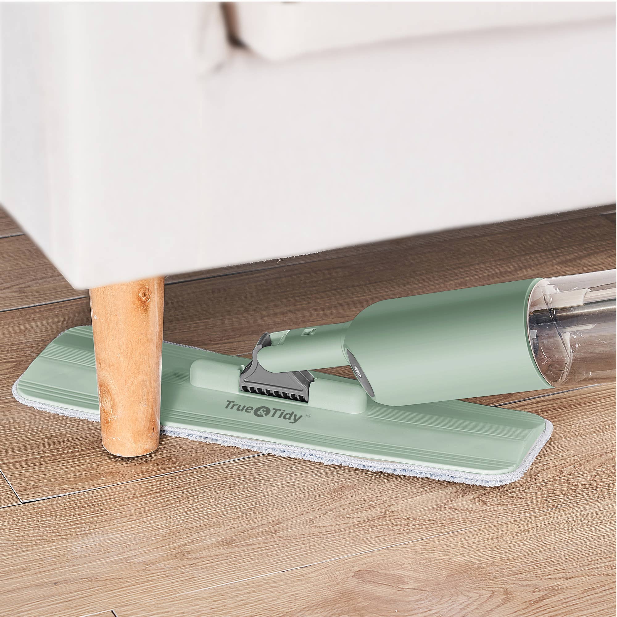 True & Tidy - Vente Serpillères - Ensemble de balai pulvérisateur avec réservoir rechargeable de luxe26