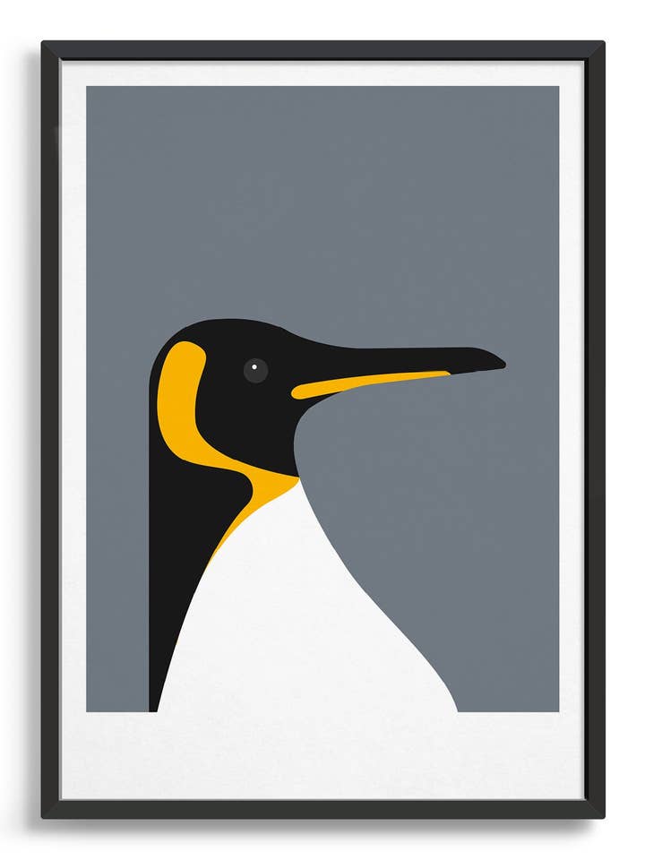 Lámina de arte de pájaros — Penguin para venta al por mayor de Rocket Jack