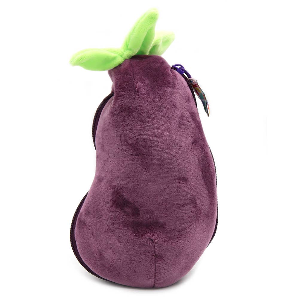 Les Déglingos, France - Wholesale Stuffed/Plush Toy - Kids & Baby - FLIPETZ - Plush Velvet the elephant / Aubergine1