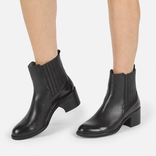 Women´S Leather Heeled Ankle Boots - Mira D947 Anilex Black for wholesale on Faire7