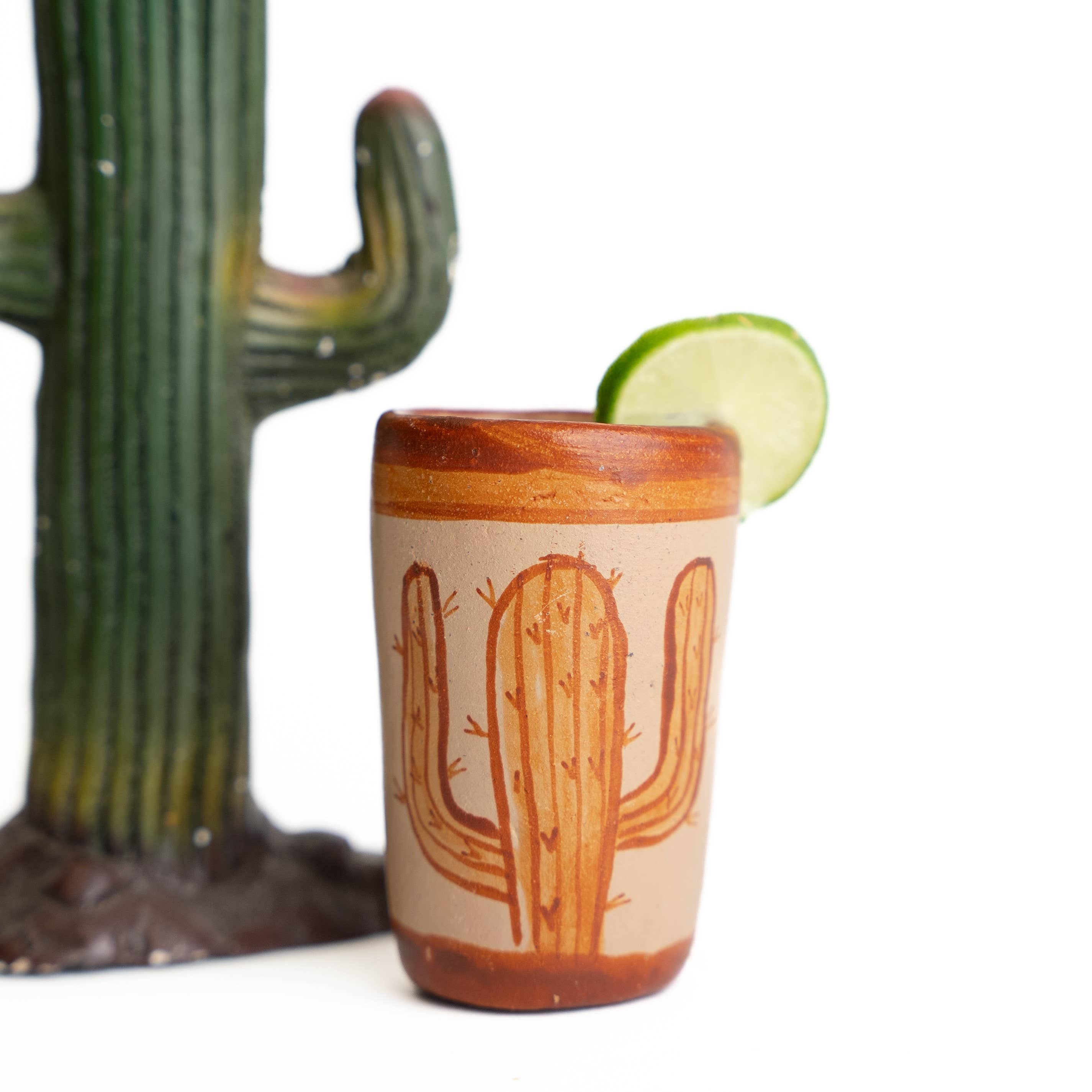 MEXTEQUIL - Wholesale Shot Glass - MEXTEQUIL Terracotta Tequila Shot Glasses - Set of 4 - Icons3