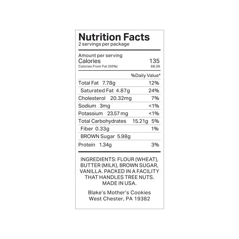 Blake's Mother's Cookies - Vendita all'ingrosso Biscotti - Biscotti di pasta frolla al zucchero di canna Newport Mansions1