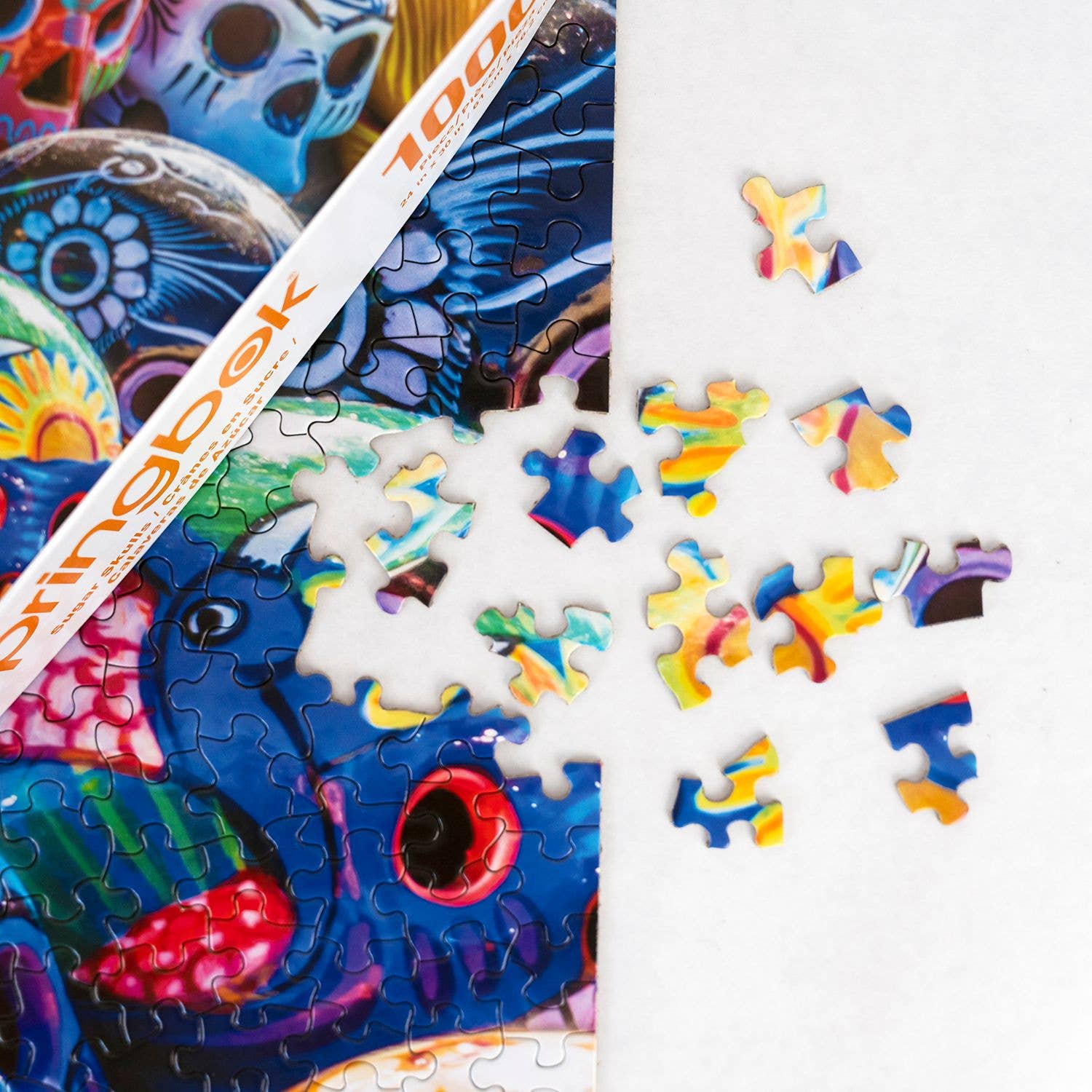 Springbok Puzzle - Vente Puzzle – adulte - Puzzle de 1000 pièces Sugar Skulls7