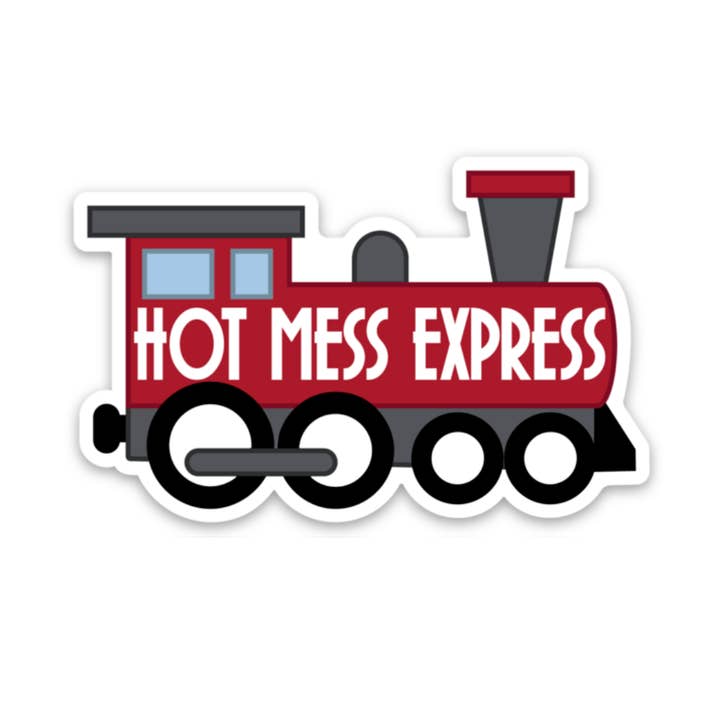 Hot Mess Express Decal for wholesale by Rad Girl Creations
