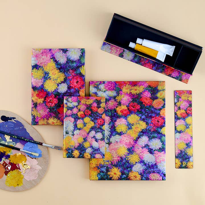Chronicle Books - Wholesale Bookmark - Paperblanks Monet's Chrysanthemums Bookmark1
