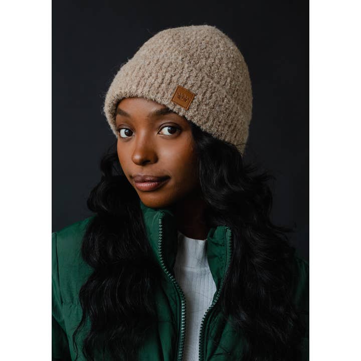 Panache Apparel Co. - Wholesale Beanie - Women's - Tan Knit Beanie