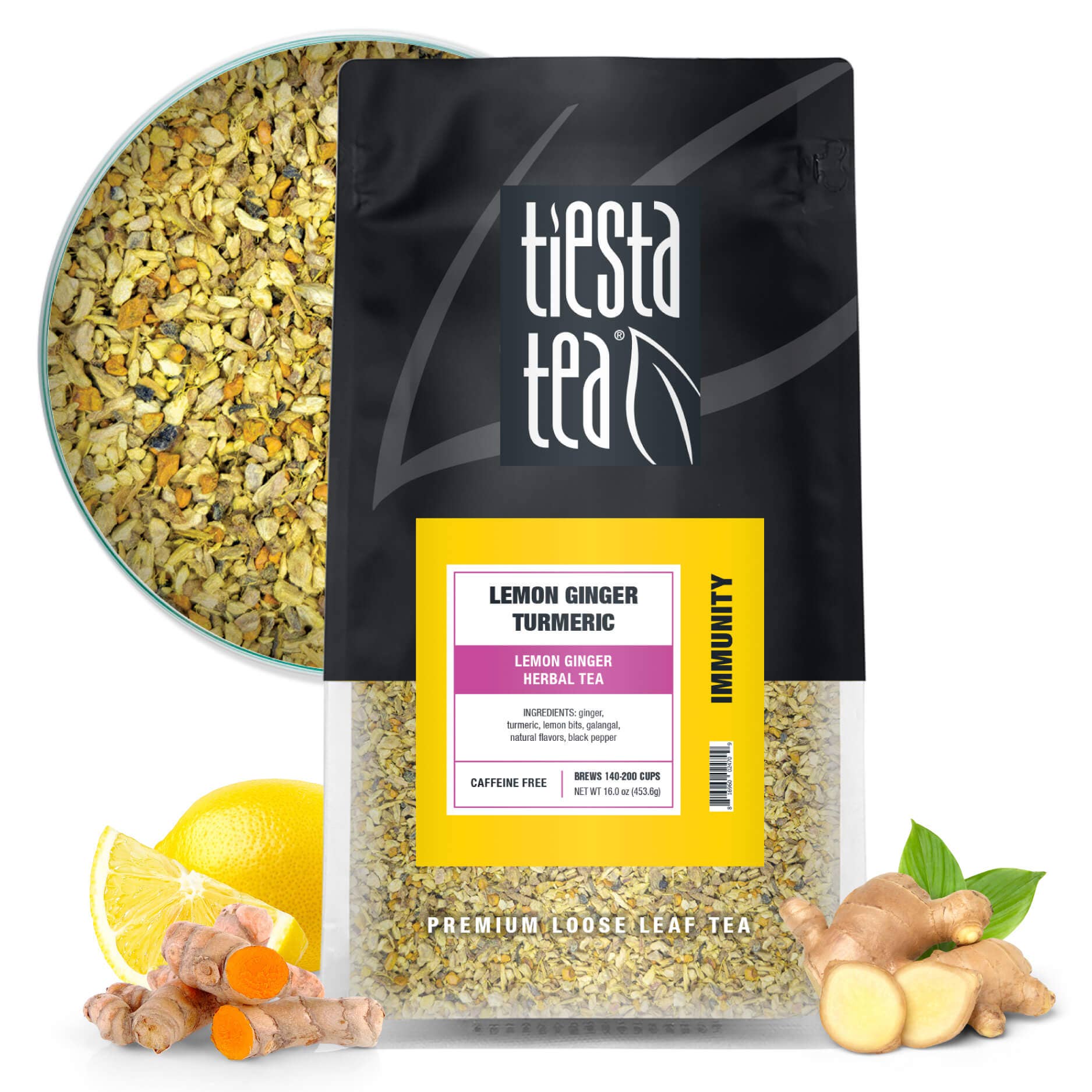 Tiesta Tea Company (loose leaf teas & accessories) - Vente Thé en vrac - Thé Citron Gingembre Curcuma | Mélange Bien-Être Sans Caféine14