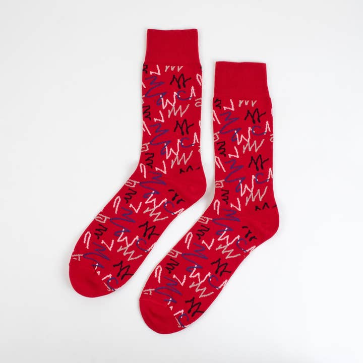 Fresh Zig Zag Rosso per la vendita all'ingrosso da parte di Velvet & White Clothing Corp.