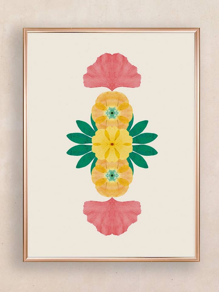 Paper poster - FLOWER POWER No. 9 for wholesale by Madame Iris