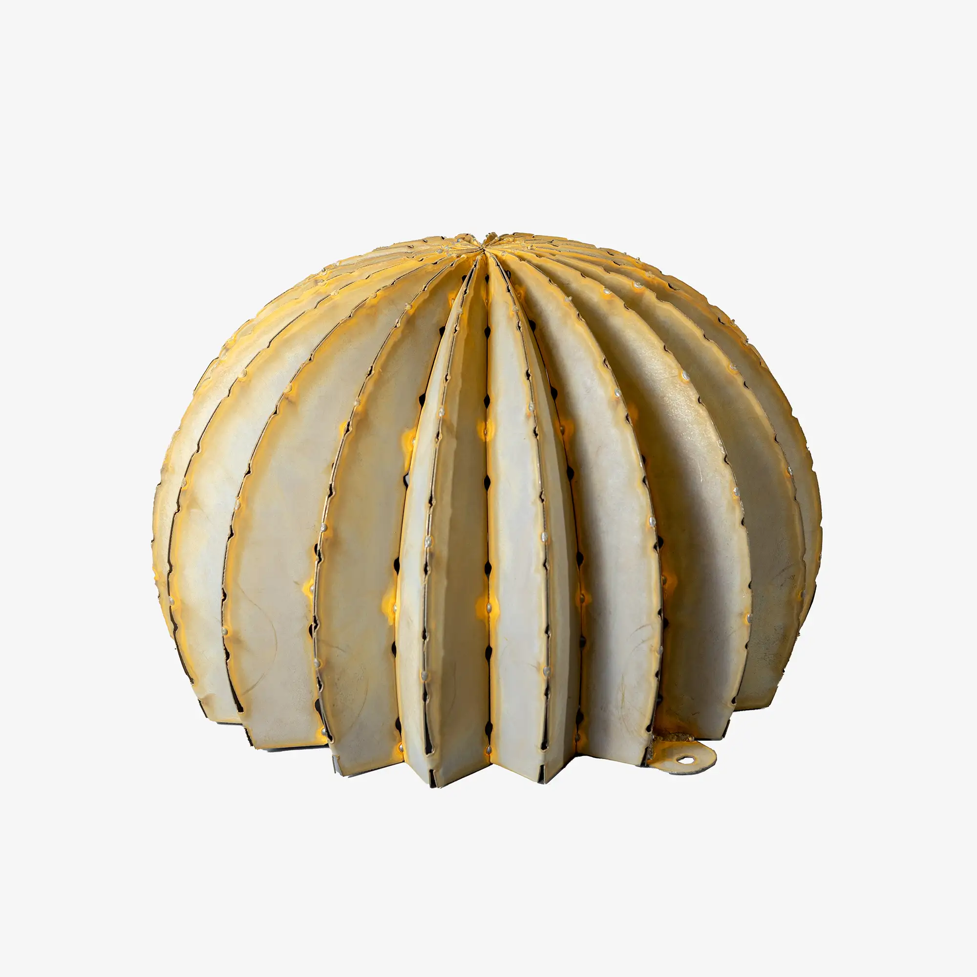 Desert Steel - Vente Plantes artificielles - Fût doré1