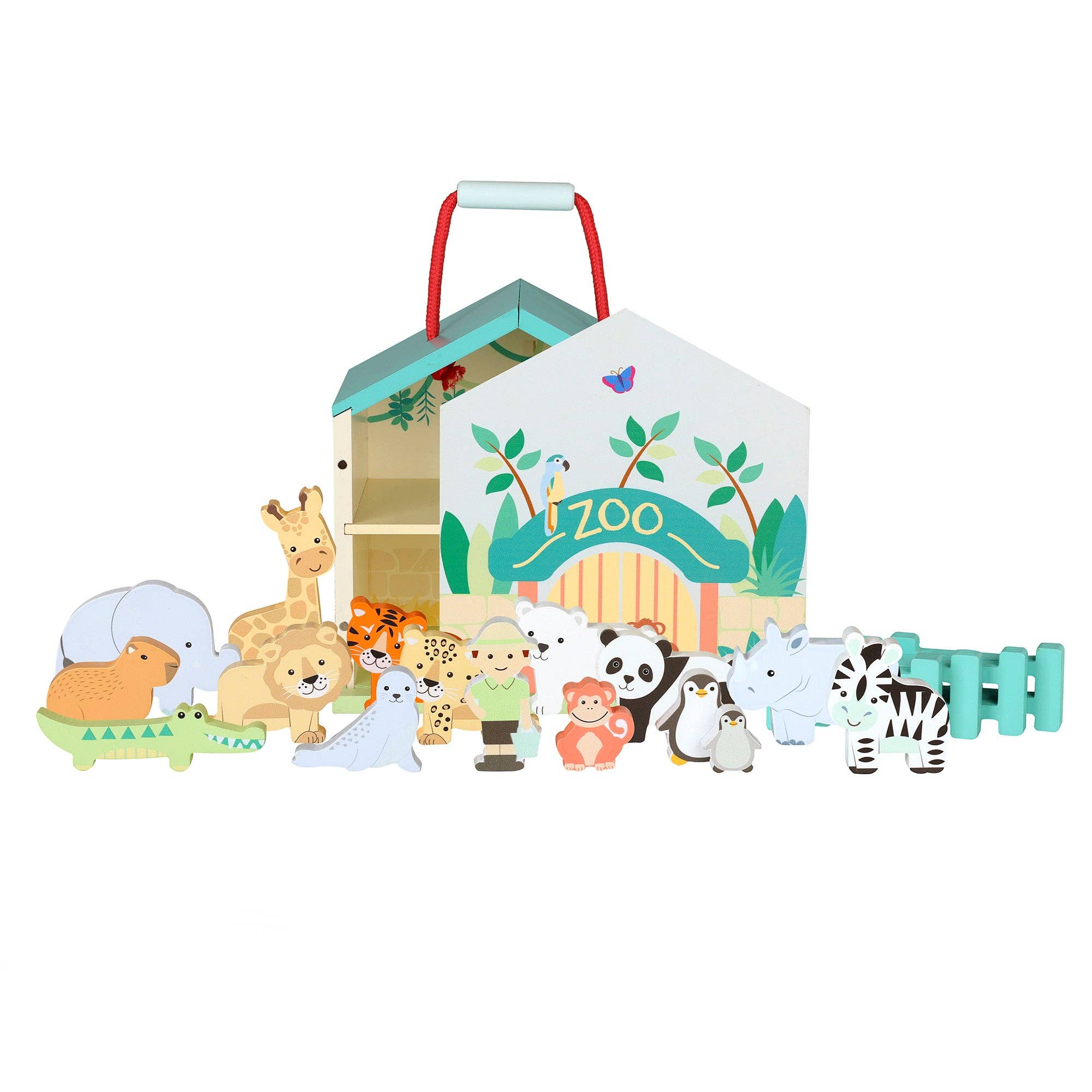 Orange Tree Toys - Wholesale Toy Set - Kids - NEW Zoo Play Set1