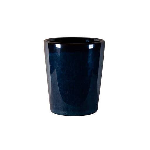Ecodis - Grand Beau - Wholesale Drinking Glass/Cup - Midnight blue ceramic cup 20 cl - 250 g0
