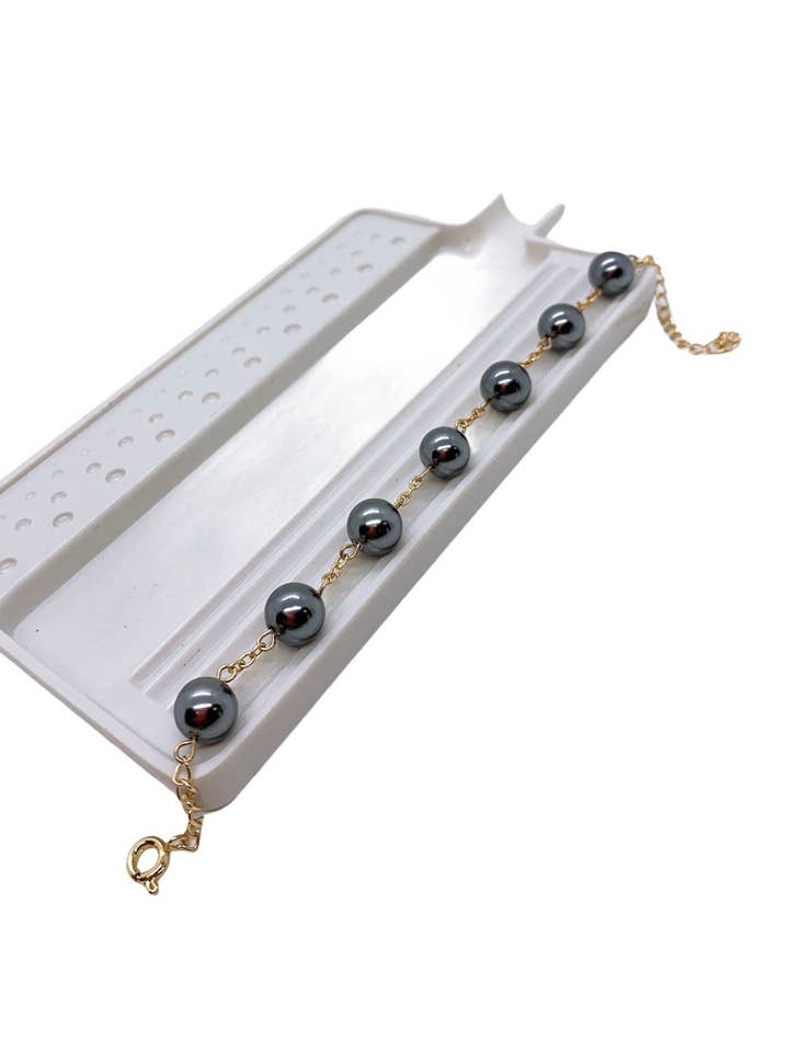 Rainbow Shell Pearl Hamilton gouden ketting armband voor wholesale door Anela's Jewelry