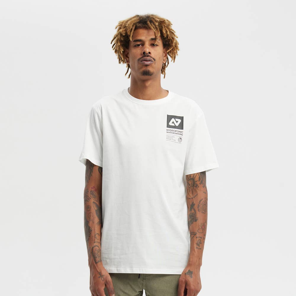 Hydroponic - Wholesale Screen Printed T-Shirt - Men's - HY World SS 01-White0