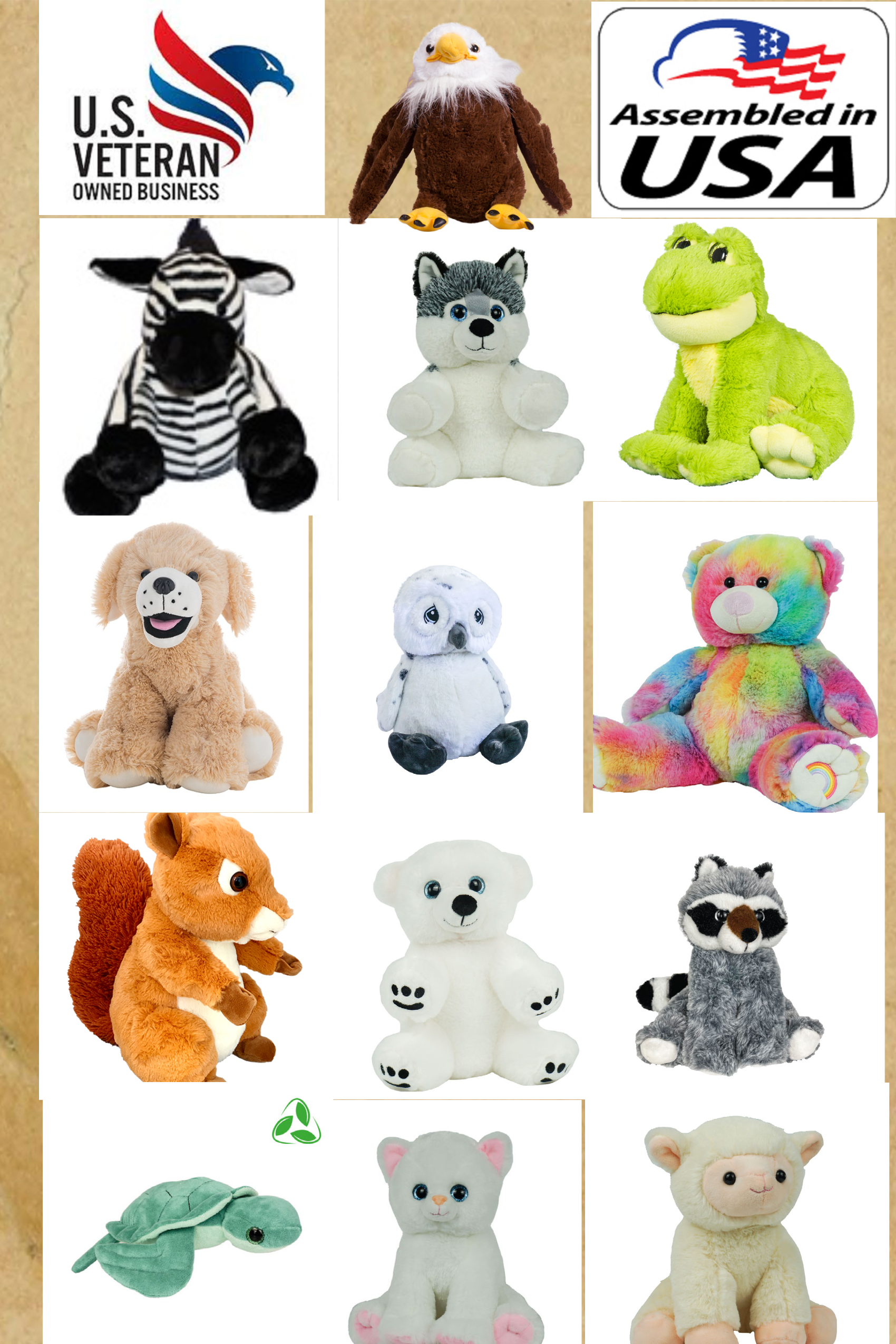 Wholesale Make a Teddy bear party; unstuffed animal skins. 12/box for