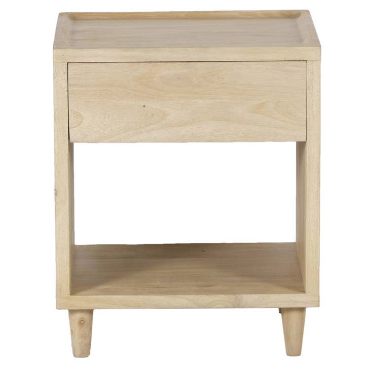 Table de chevet en bois de manguier de Kyoto pour la vente par Pinkcity