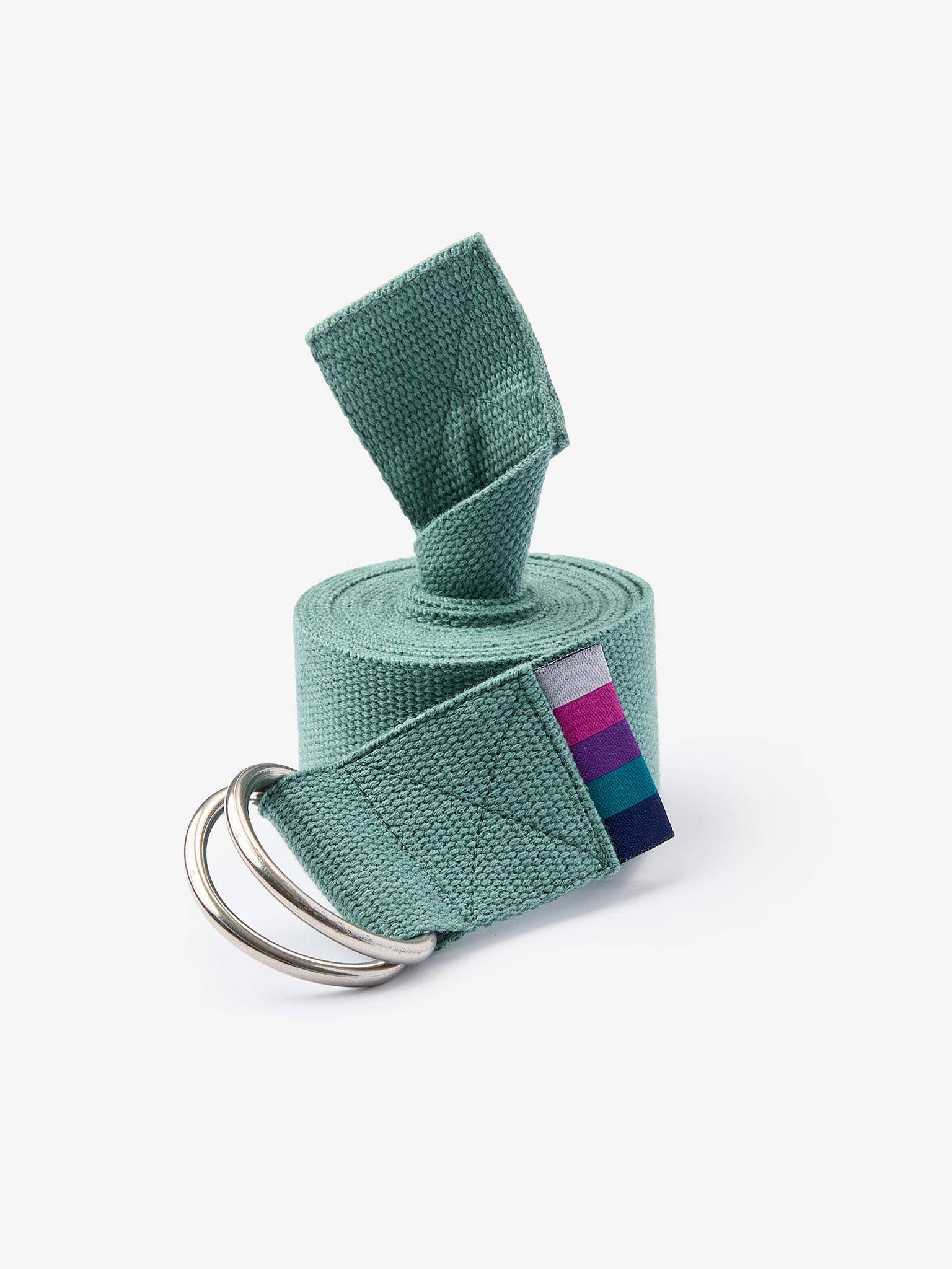 Yogamatters - Vente Sangle et élastique de yoga - Ceinture de yoga à anneau en D en coton biologique Yogamatters1