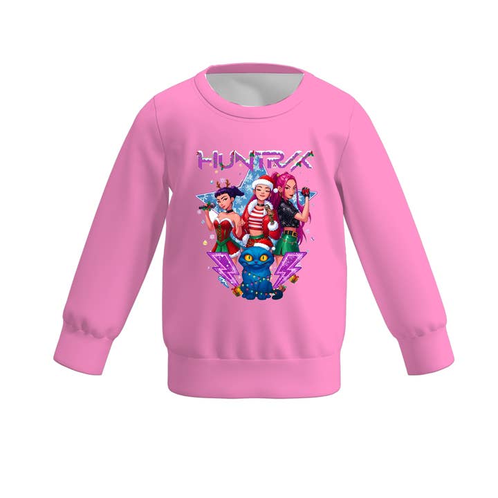 Auraquise - Wholesale Sweatshirt - Kids - 2025 Fall Kpop Demon Hunter Print Hot Seller Sweatshirts
