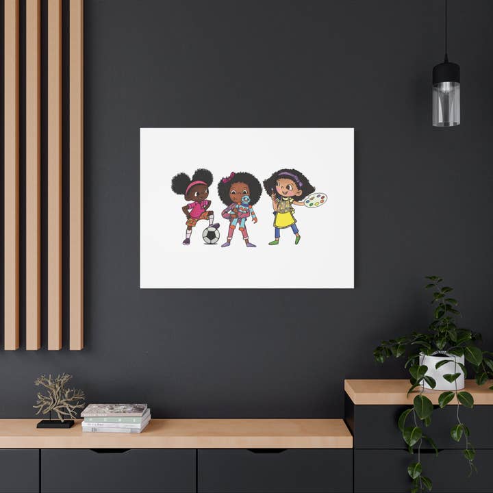 Ikuzi Dolls - Wholesale Art Print - Kids & Baby - Kids' Canvas Wall Art - Playful Characters for Creative Spaces113