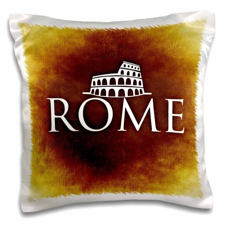 3dRose, Roma con el Coliseo Italiano, Funda de cojín para venta al por mayor de 3dRose