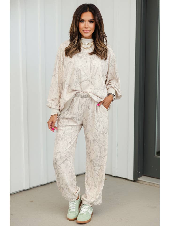 LA Society - Wholesale Sweatshirt - Women's - LAS Western Camo Mock Neck Baggy Sweatshirt (S-XL)7